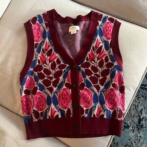 Maeve Anthropologie sweater vest